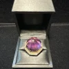 Sale Pamono Gold - Silver and Large Amethyst Ring Palazzo Ii Model from Jean Boggio