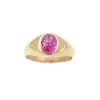 New Pamono Gold and Ruby Band Ring