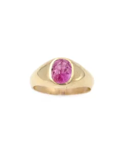 New Pamono Gold and Ruby Band Ring