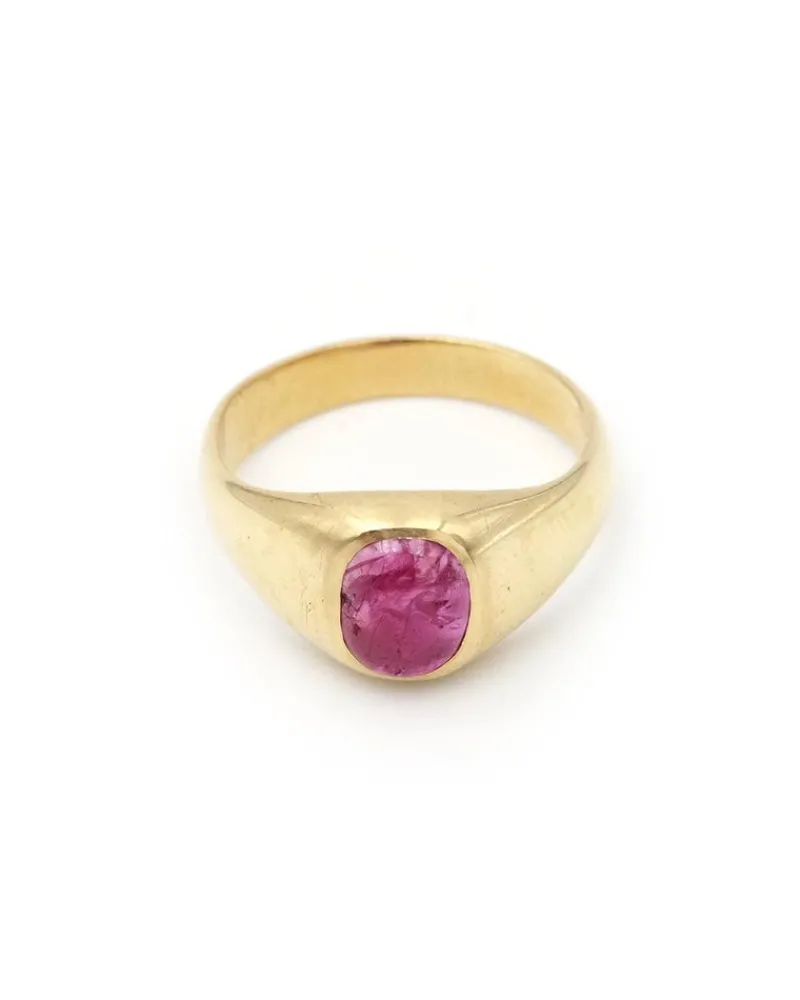 New Pamono Gold and Ruby Band Ring