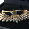 Pamono Gold and Silver Brooch> Brooches
