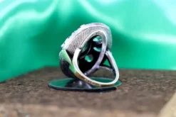 Pamono Gold and Silver Ring with Teardrop and Pear Cut Zirconias><noscript><img width=