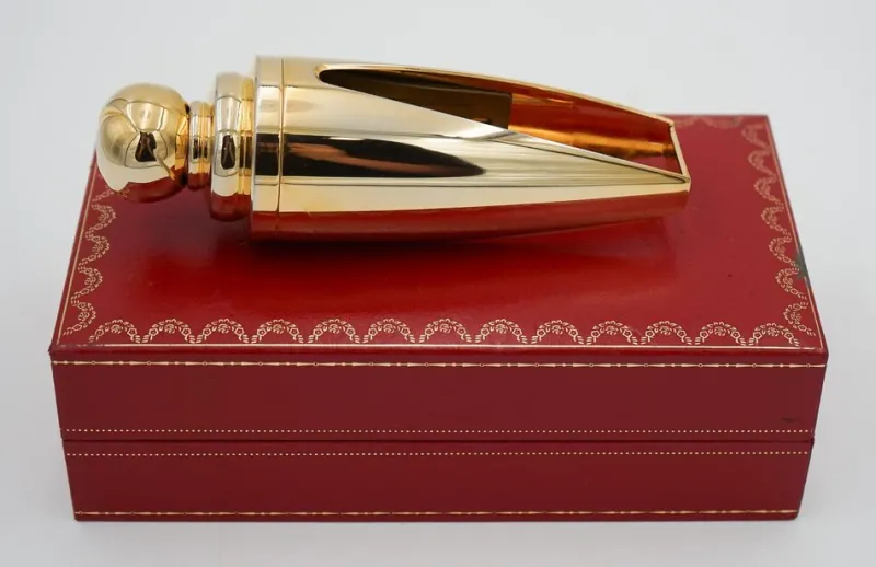 Pamono Gold Atomizer Perfume Bottle from Cartier> Bottles, Carafes & Jugs