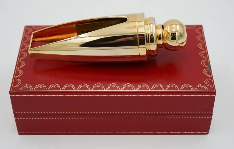 Pamono Gold Atomizer Perfume Bottle from Cartier> Bottles, Carafes & Jugs