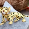 Pamono Gold Brooch with Diamonds