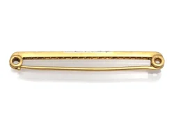 Pamono Gold Brooch with Rubies and Diamonds, 1920s