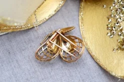 Discount Pamono Gold Butterfly Shaped Brooch