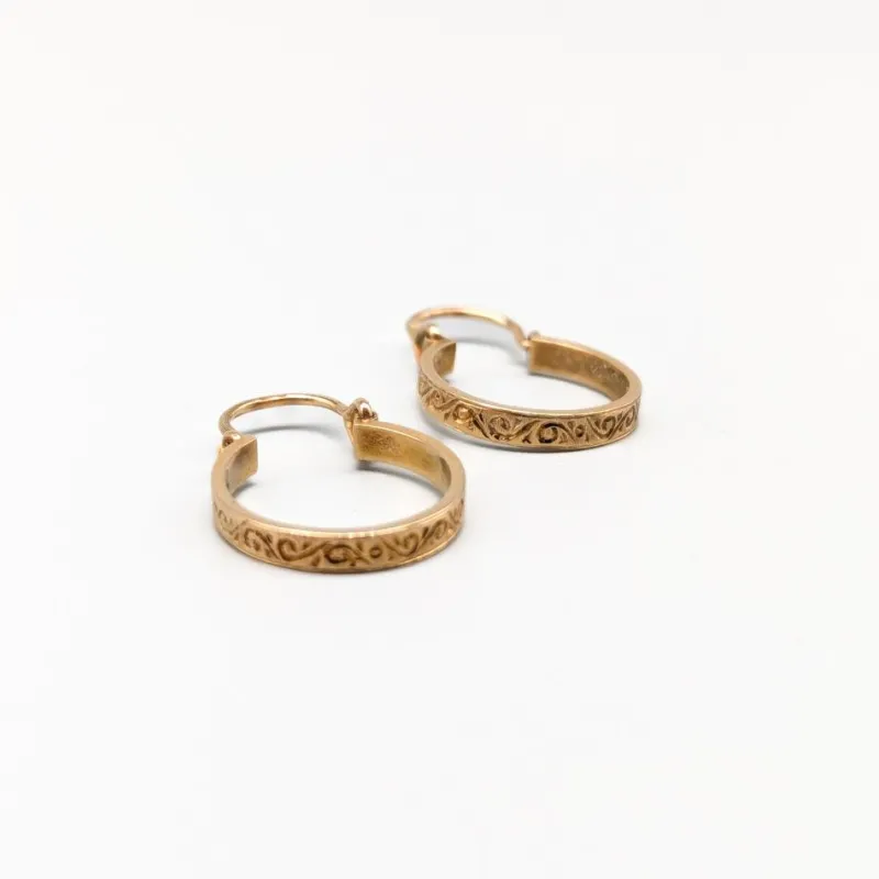 Pamono Gold Earrings, Set of 2> Earrings