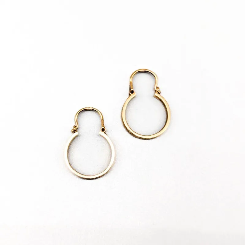 Pamono Gold Earrings, Set of 2> Earrings