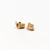 Pamono Gold Earrings with Stones, Set of 2> Earrings