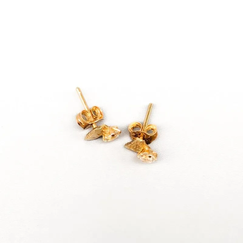 Pamono Gold Earrings with Stones, Set of 2> Earrings