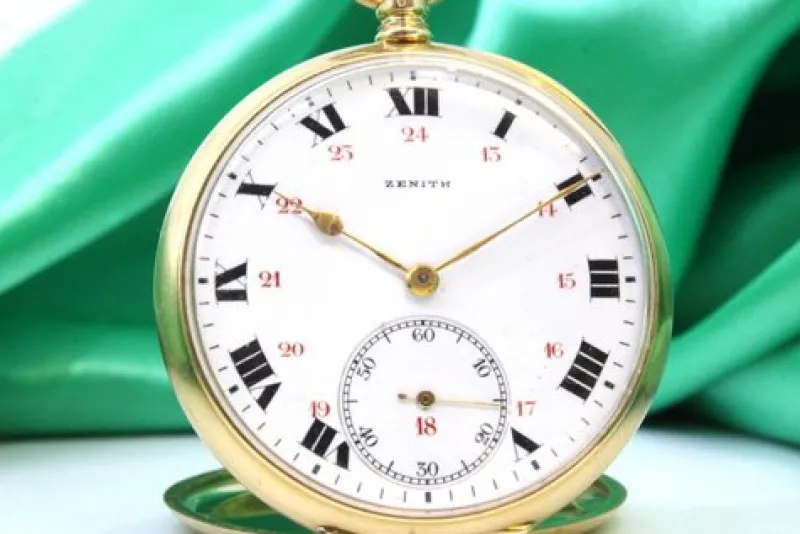 Discount Pamono Gold Grand Prix Paris 1900 Pocket Watch from Zenith