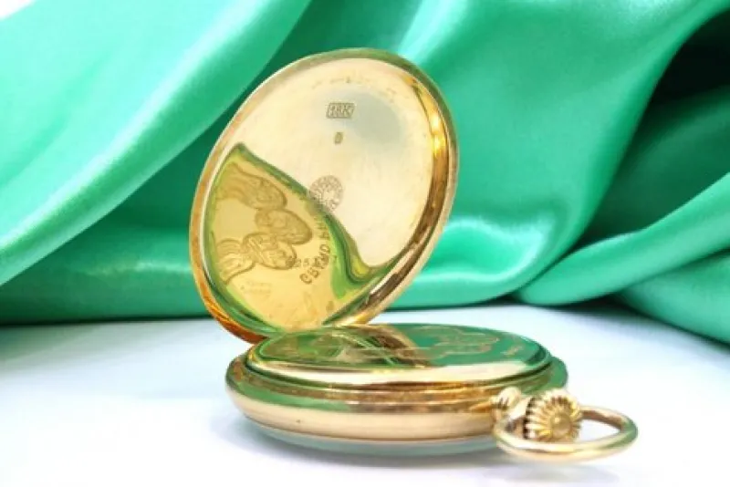 Discount Pamono Gold Grand Prix Paris 1900 Pocket Watch from Zenith