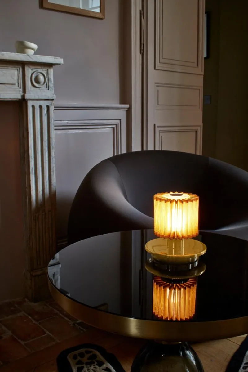Hot Pamono Gold in the Sun Table Lamp by Dominique Perrault & Gaëlle Lauriot-Prévost