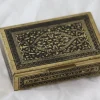 Hot Pamono Gold Jewelry Box, France, 1970s