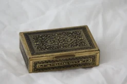 Hot Pamono Gold Jewelry Box, France, 1970s