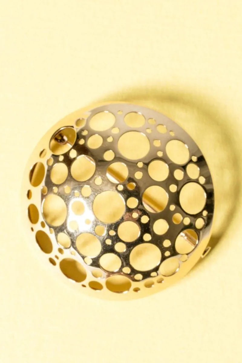 Pamono Gold Ladybird Brooch by Liisa Vitali for Nesto, 1969> Brooches