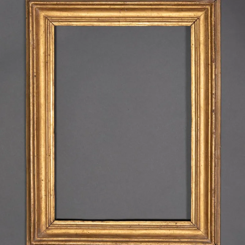 Outlet Pamono Gold Leaf Gilt Frame by Salvator Rosa, 1600s