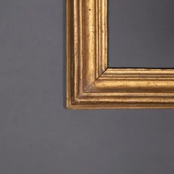 Outlet Pamono Gold Leaf Gilt Frame by Salvator Rosa, 1600s