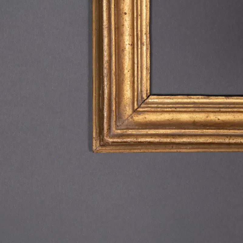 Outlet Pamono Gold Leaf Gilt Frame by Salvator Rosa, 1600s