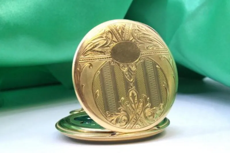 Outlet Pamono Gold Pocket Watch from Cyma