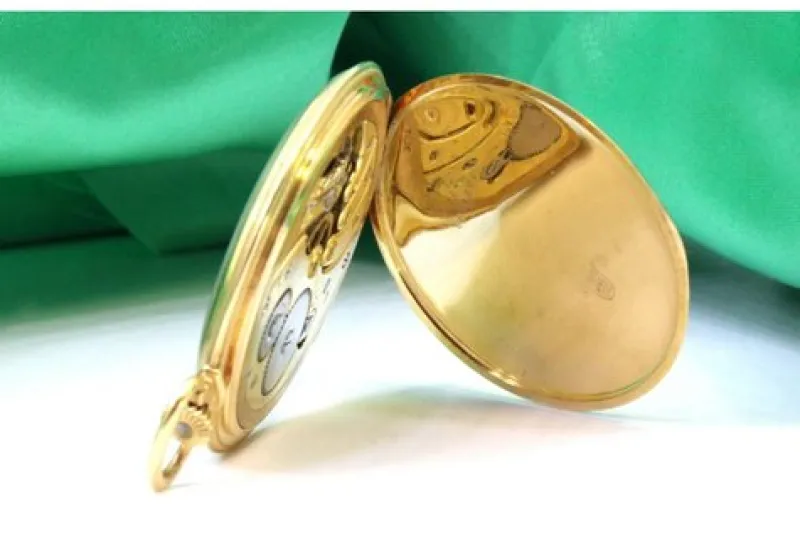 Outlet Pamono Gold Pocket Watch from Cyma
