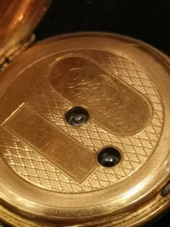 Outlet Pamono Gold Pocket Watch with Key, France