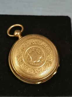 Outlet Pamono Gold Pocket Watch with Key, France