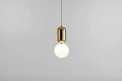 Pamono Golden Aballs T Me Pendant Lamp by Parachilna> Ceiling Lights