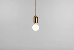 Online Pamono Golden Aballs T Pe Pendant Lamp by Parachilna