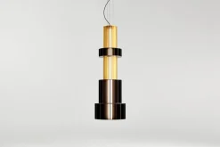 Hot Pamono Golden Babel T Me Pendant Lamp by Parachilna