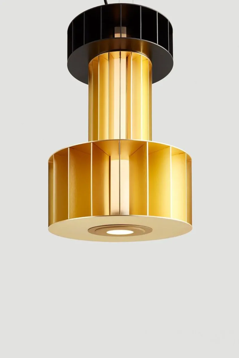 Hot Pamono Golden Babel T Me Pendant Lamp by Parachilna