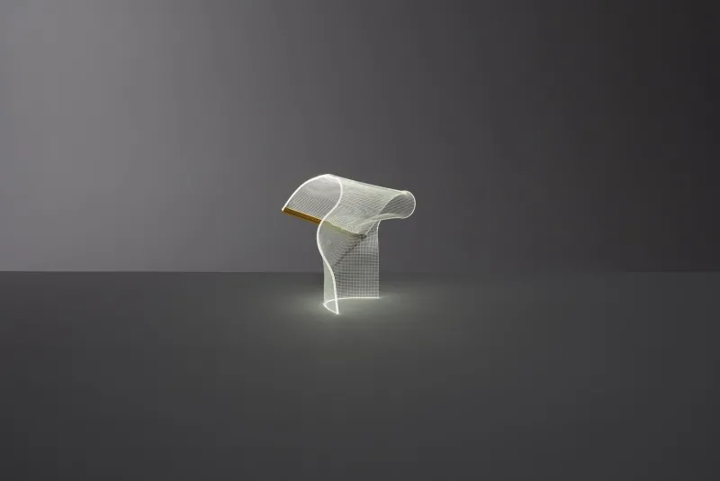 Hot Pamono Golden Gweilo Zhou V PE Pendant Lamp by Parachilna