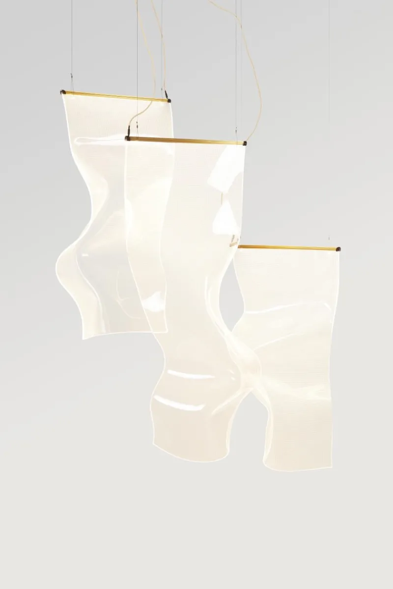 Hot Pamono Golden Gweilo Zhou V PE Pendant Lamp by Parachilna