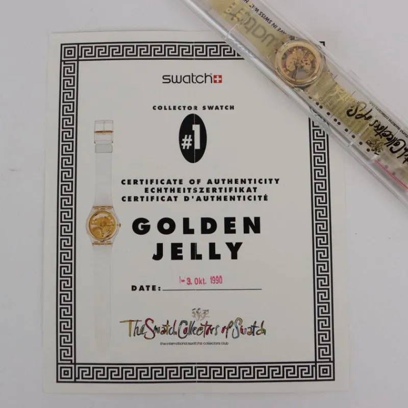 Pamono Golden Jelly Gz 115 Watch from Swatch