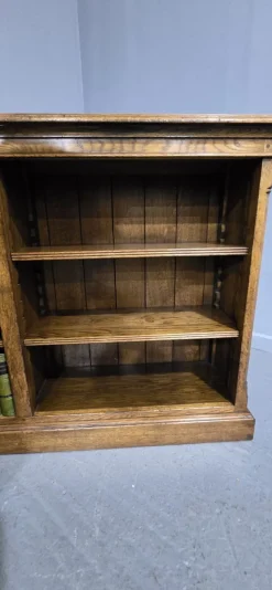 Discount Pamono Golden Oak Open Adjustable Library Bookcase, 1920s
