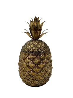 Best Pamono Golden Pineapple Ice Bucket by Mauro Manetti, Italy, 1970s