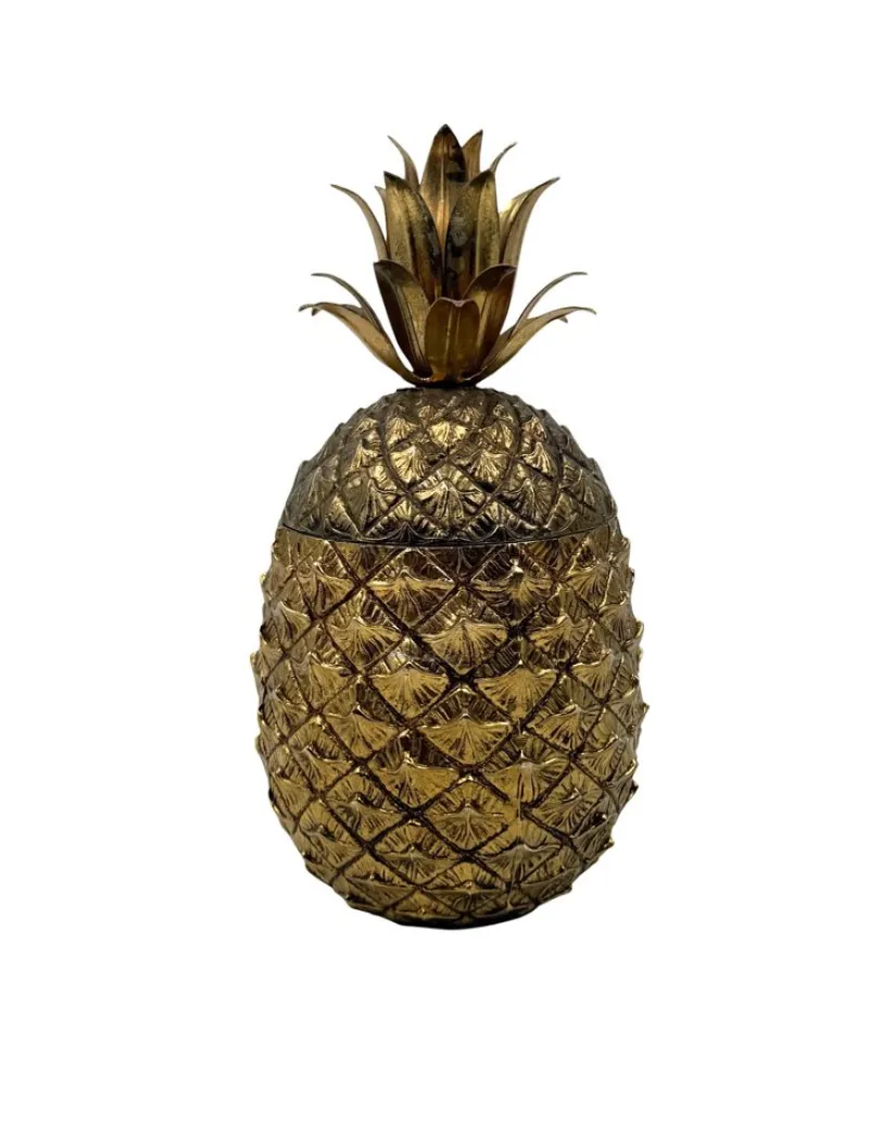 Best Pamono Golden Pineapple Ice Bucket by Mauro Manetti, Italy, 1970s