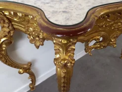 Discount Pamono Golden Support Console, 1980s