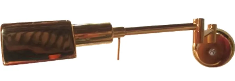 Pamono Gold-Plated Brass Wall Light, 1980s> Wall Lights & Sconces