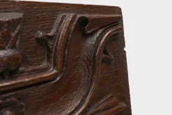 Pamono Gothic Sculpted Panel in Oak, Belgium, 1500s><noscript><img width=