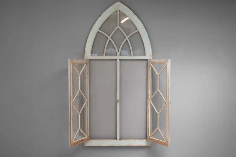 Sale Pamono Gothic Style Arched Window, 1850s
