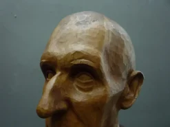 Pamono Gottfried Fuetsch, Large Bust, 1950s-1970s, Limewood><noscript><img width=