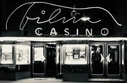 Sale Pamono Grand Mid-Century Flush Mount Uplight Ceiling Lamp from Filmcasino Vienna, 1950s
