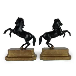 Clearance Pamono Grand Tour Horses, Early 1800s, Bronzes, Set of 2