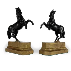 Clearance Pamono Grand Tour Horses, Early 1800s, Bronzes, Set of 2