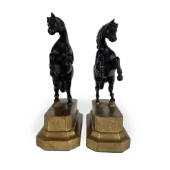 Clearance Pamono Grand Tour Horses, Early 1800s, Bronzes, Set of 2
