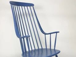 Pamono Grandessa Rocking Chair attributed to Lena Larsson for Nesto, 1960s><noscript><img width=