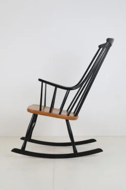 Pamono Grandessa Rocking Chair by Lena Larsson for Nesto, 1960s> Rocking Chairs