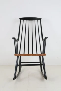 Pamono Grandessa Rocking Chair by Lena Larsson for Nesto, 1960s><noscript><img width=